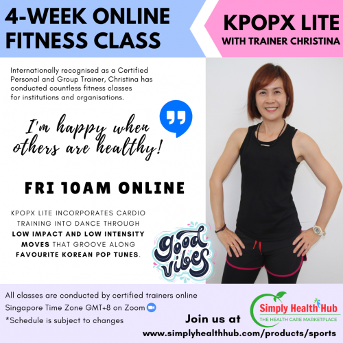 KpopX Lite 4-Week Online Fitness Class