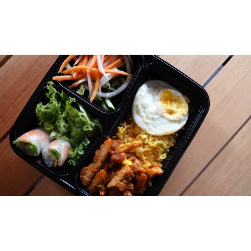 Chicken Konnyaku Fried Rice Bento